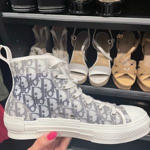 Authentic Dior high top sneakers